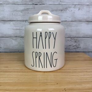 Rae Dunn Happy Spring Canister Jar